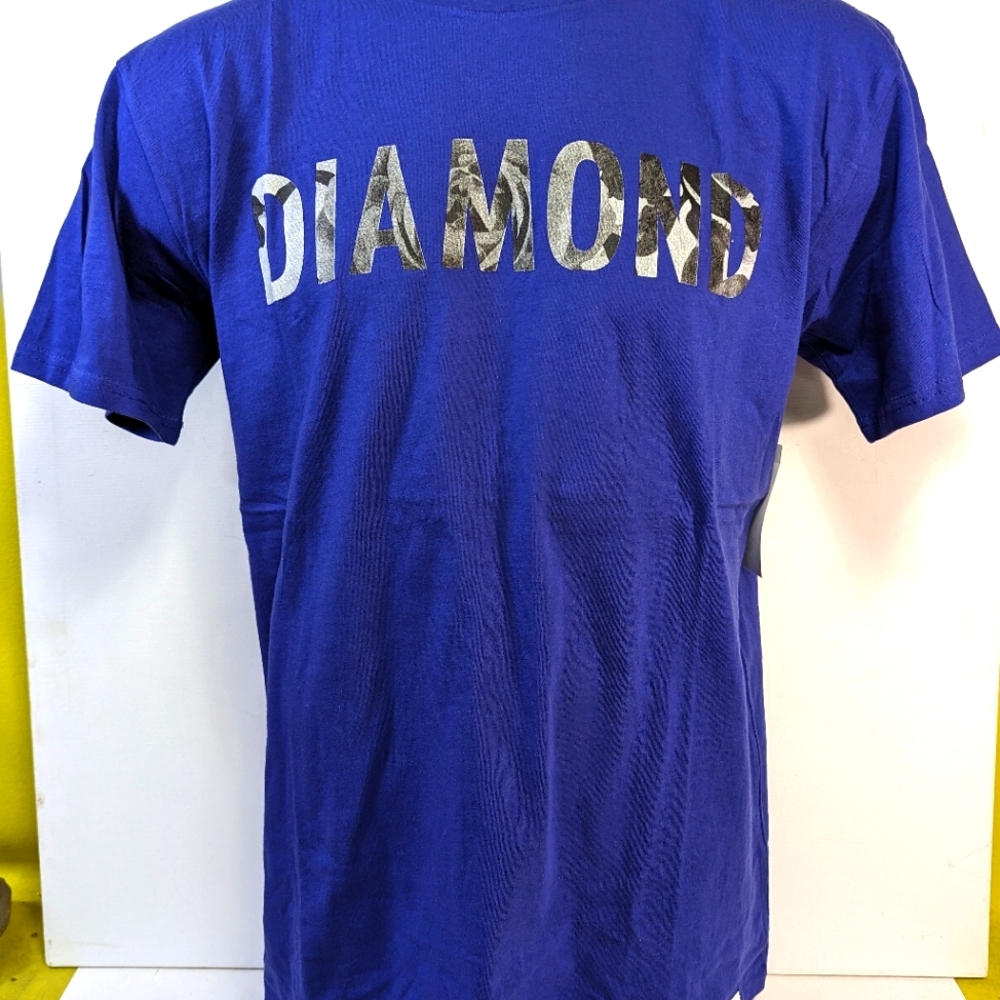 Diamond Supply Company Men’s Purple T Shirt Large NWT Tee Graphic Spell …